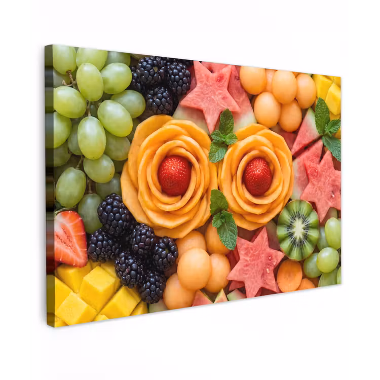 Canvas schilderij - Fruit - Variatie - Kleurrijk - Vers - Eten — 1