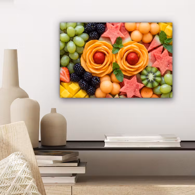 Canvas schilderij - Fruit - Variatie - Kleurrijk - Vers - Eten — 5