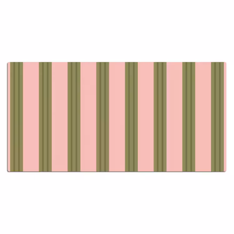Bureau onderlegger - Patroon - Strepen - Abstract - Roze - Groen — 2