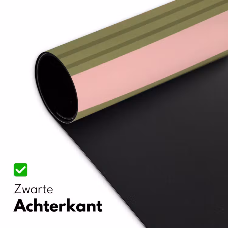 Bureau onderlegger - Patroon - Strepen - Abstract - Roze - Groen — 5