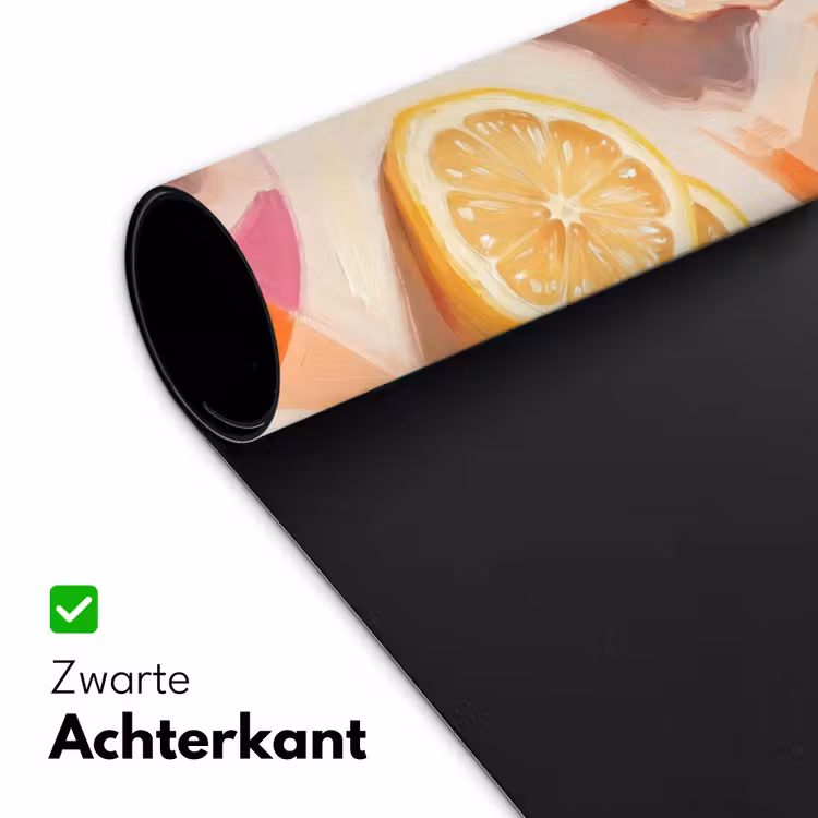 Bureau onderlegger - Stilleven - Citroenen - Oesters - Abstract - Oranje — 5