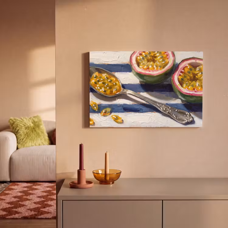 Canvas schilderij - Eten - Passievrucht - Tropisch - Modern - Kleurrijk — 2
