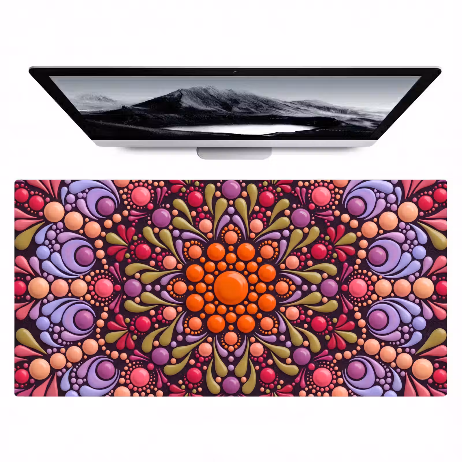 Bureau onderlegger - Patroon - Stippen - Abstract - Modern - Kleurrijk — 1