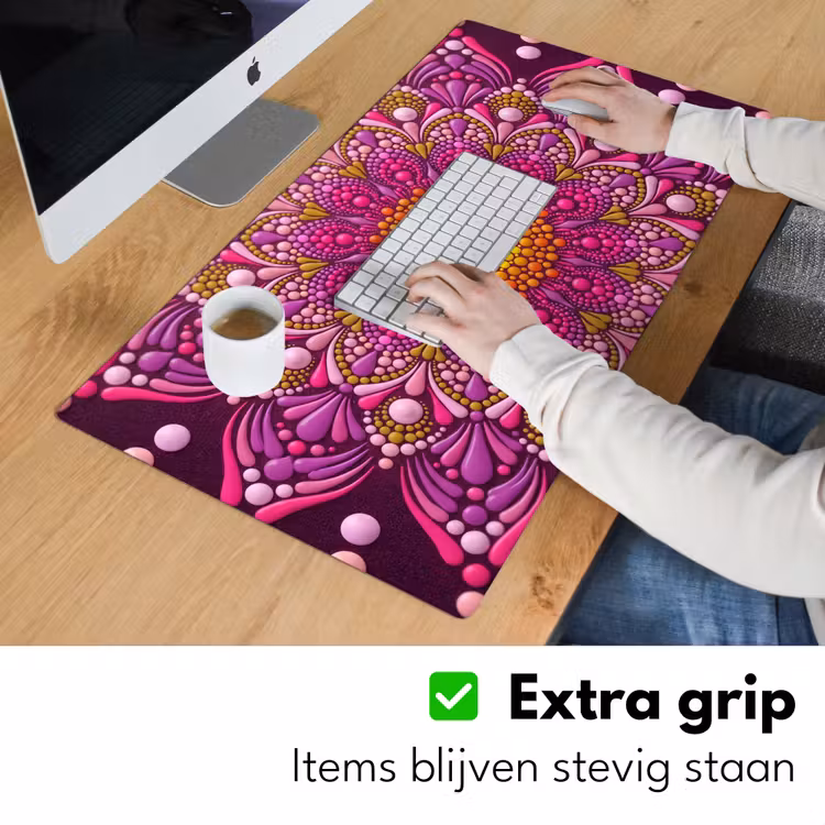 Bureau onderlegger - Patroon - Stippen - Abstract - Kleurrijk — 6