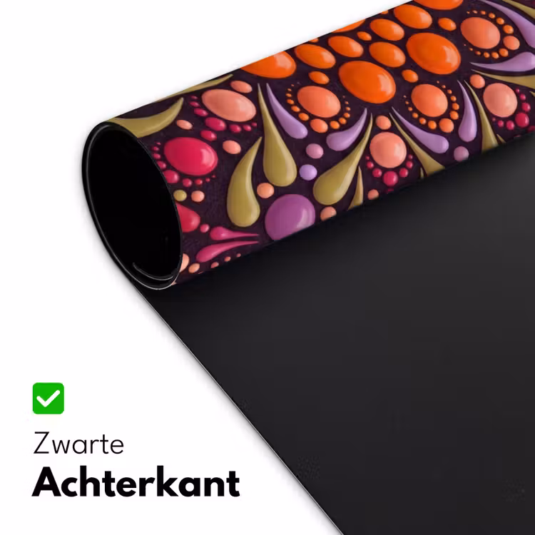 Bureau onderlegger - Patroon - Stippen - Abstract - Modern - Kleurrijk — 5