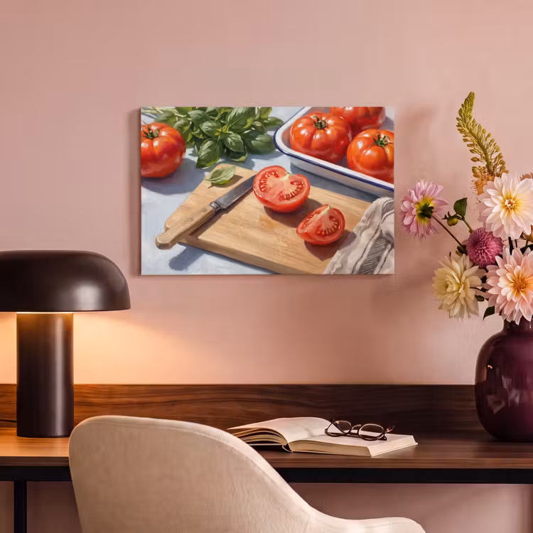 Canvas schilderij - Eten - Keuken - Ingrediënten - Stillleven - Rood — 4