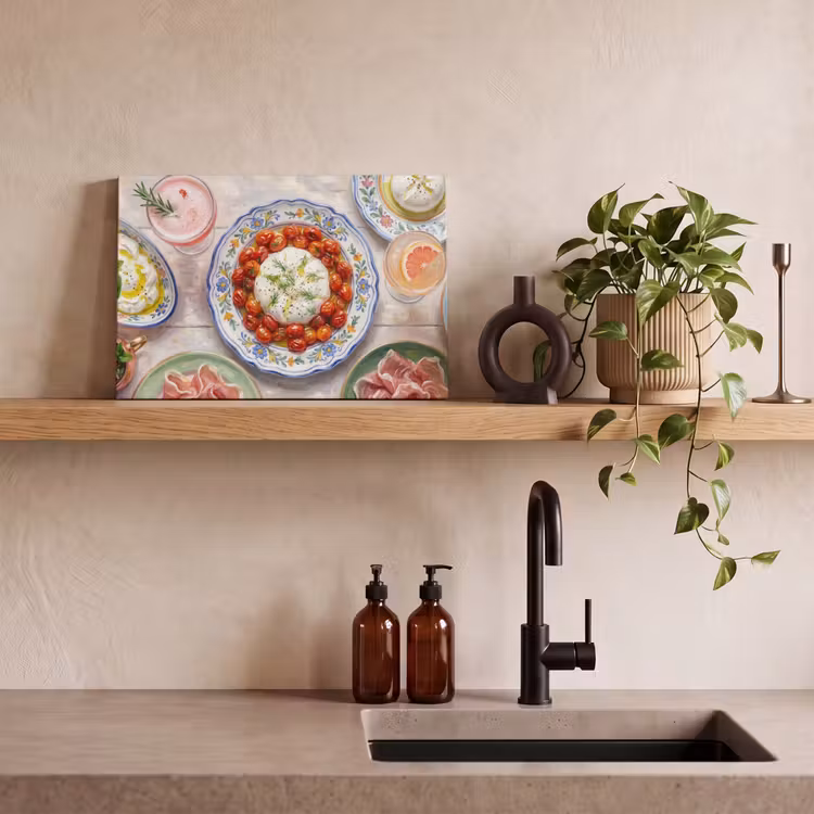 Canvas schilderij - Eten - Tafel - Divers - Modern — 3