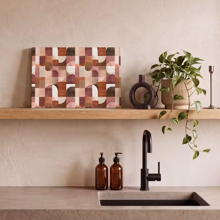 Canvas schilderij - Geometrie - Modern - Retro — 3