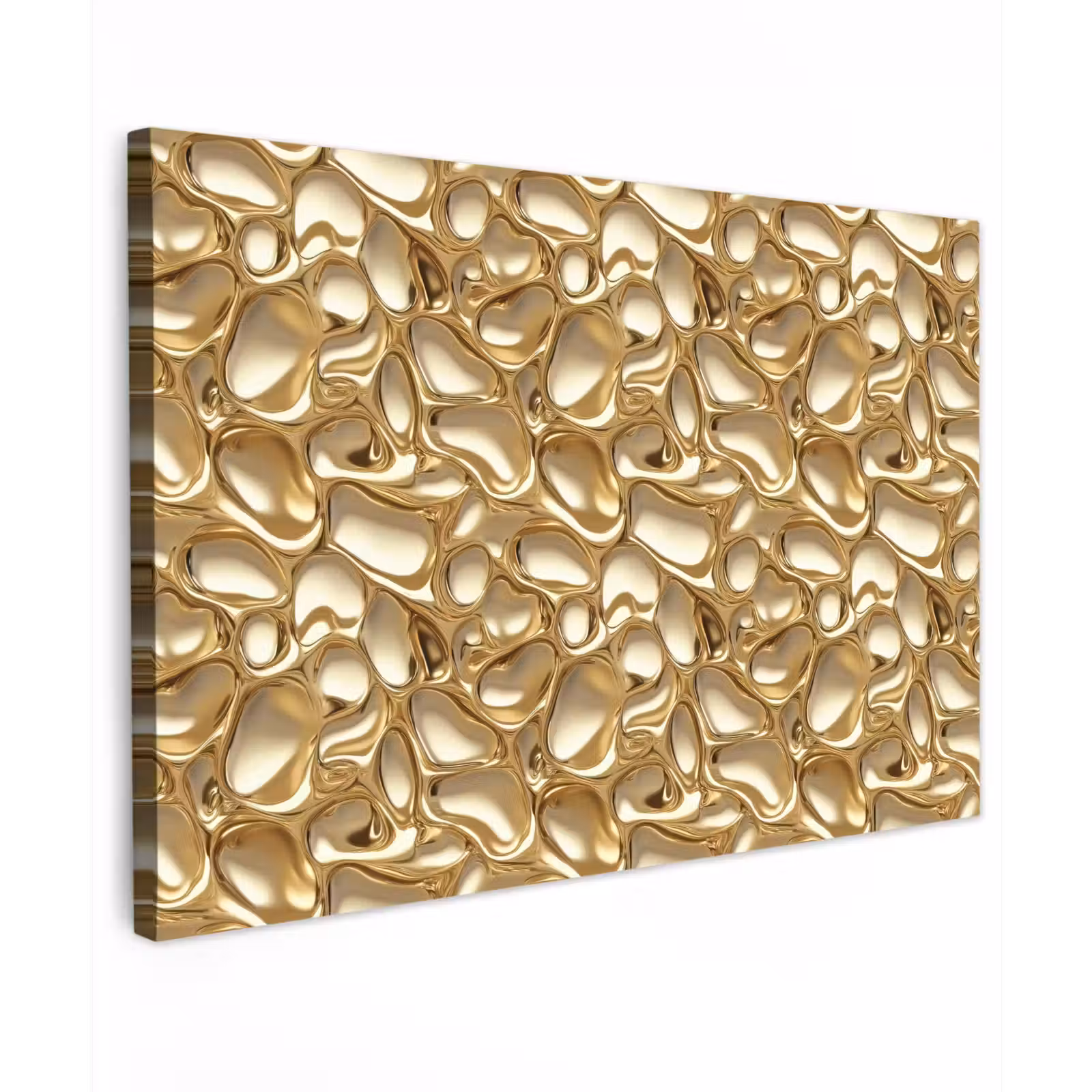 Canvas schilderij - Abstract - Modern - Goud — 1