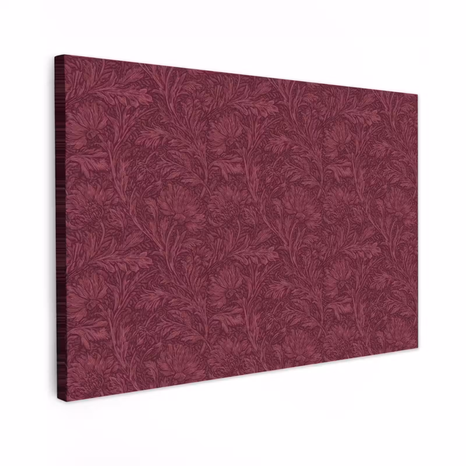 Canvas schilderij - Bladeren - Patroon - Paars — 1