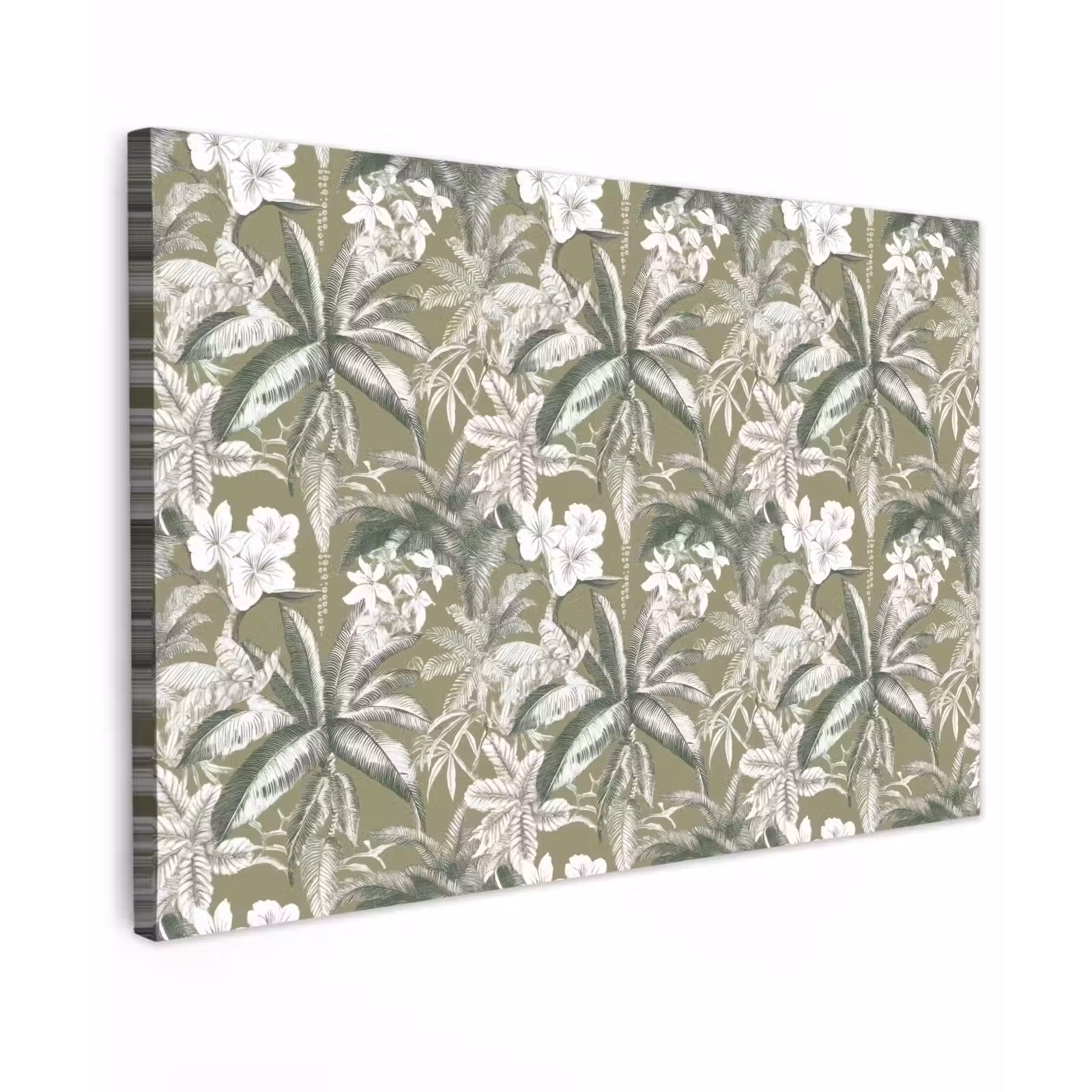 Canvas schilderij - Botanisch - Bloemen - Groen — 1