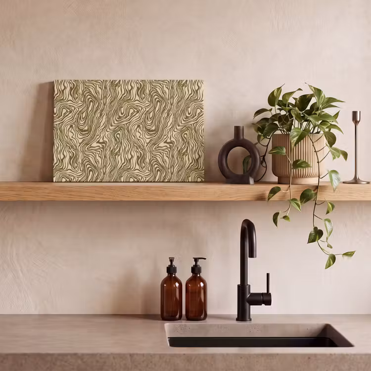 Canvas schilderij - Abstract - Marmer - Groen — 3