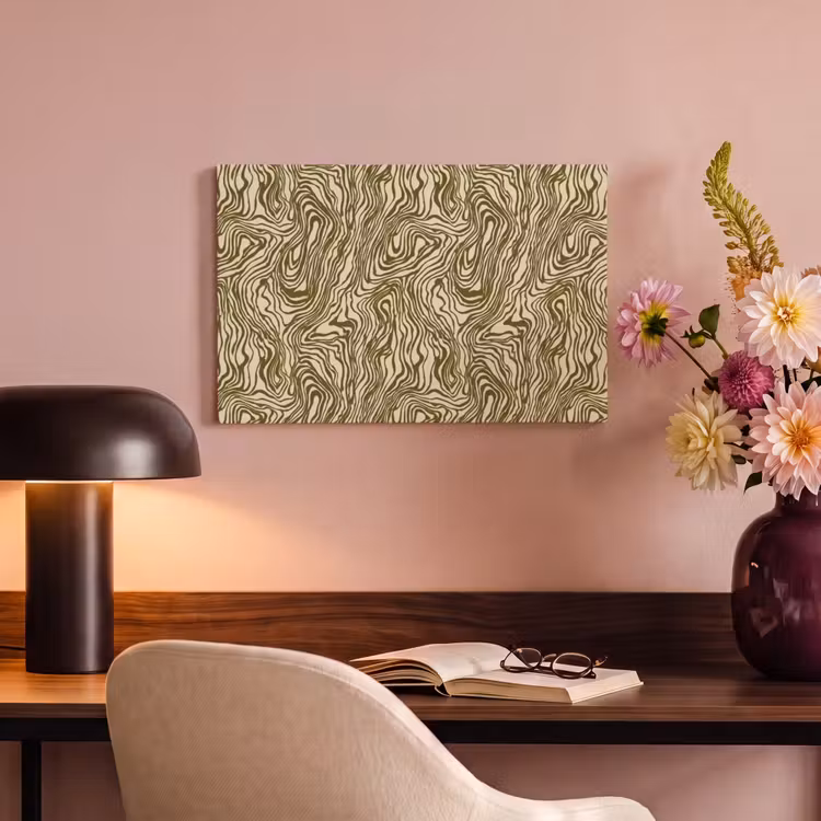 Canvas schilderij - Abstract - Marmer - Groen — 4