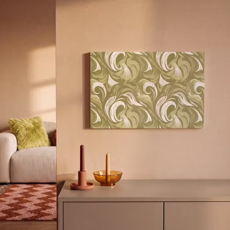 Canvas schilderij - Abstract - Textuur - Groen — 2