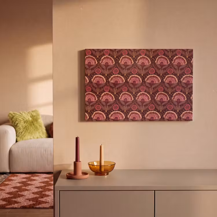 Canvas schilderij - Antiek - Bloemen - Kleurrijk — 2