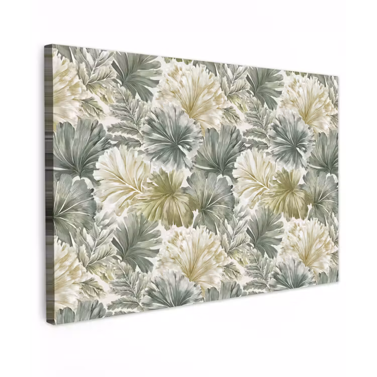 Canvas schilderij - Bladeren - Botanisch - Groen — 1