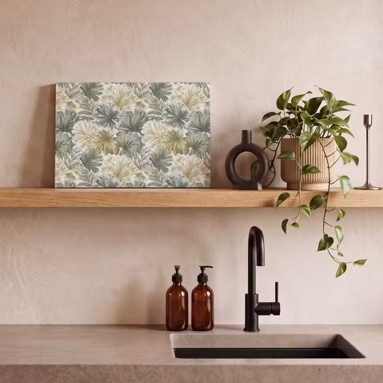 Canvas schilderij - Bladeren - Botanisch - Groen — 3