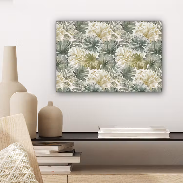 Canvas schilderij - Bladeren - Botanisch - Groen — 5