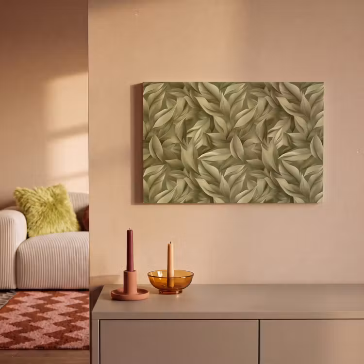 Canvas schilderij - Bladeren - Modern - Groen — 2