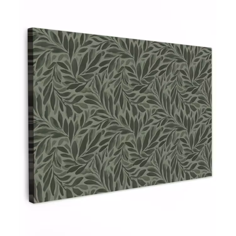 Canvas schilderij - Bladeren - Organisch - Groen — 1