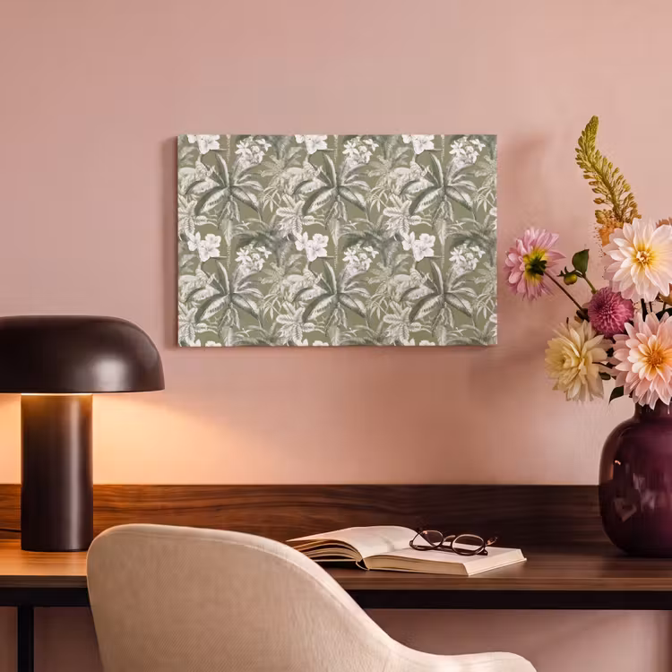 Canvas schilderij - Botanisch - Bloemen - Groen — 4