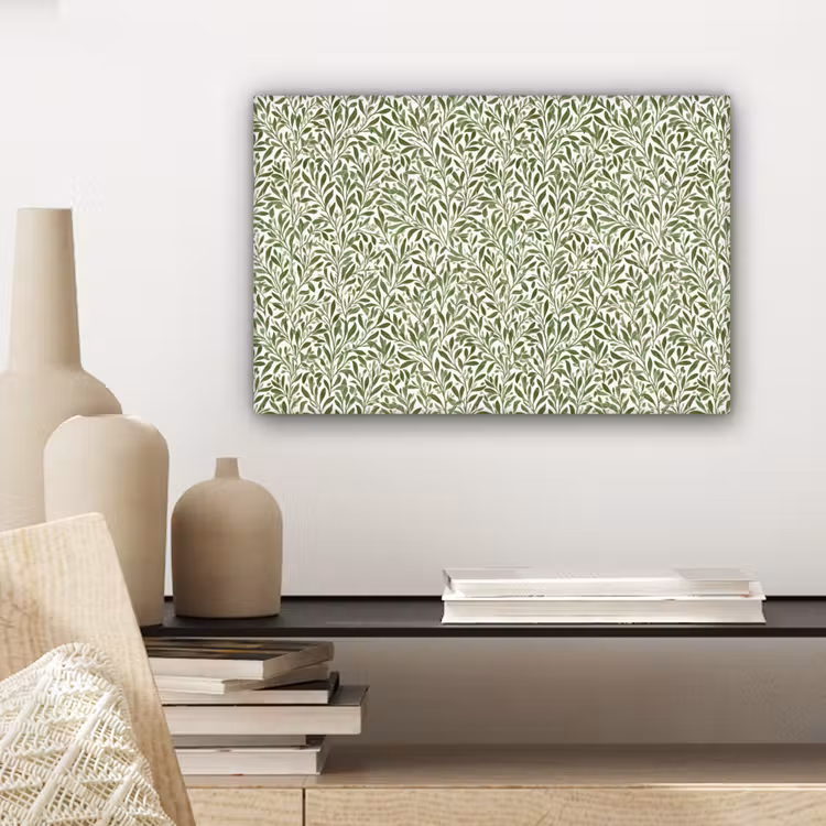Canvas schilderij - Botanisch - Takken - Groen — 5