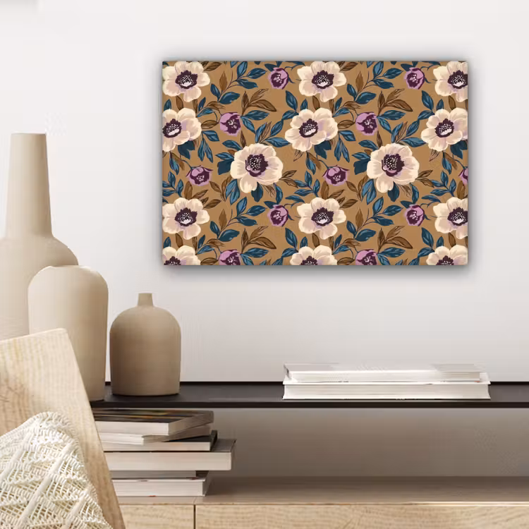Canvas schilderij - Floraal - Stilleven - Kleurrijk — 5