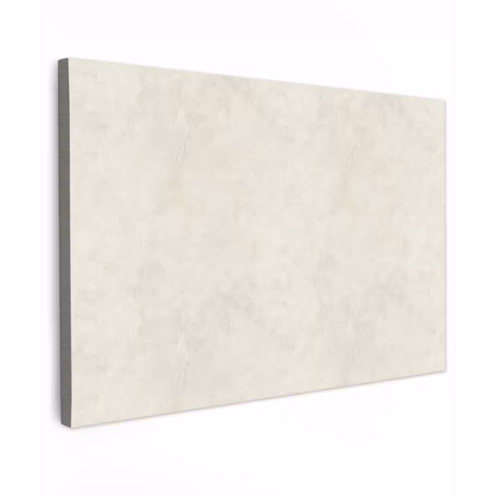 Canvas schilderij - Crème - Egaal - Beton — 1