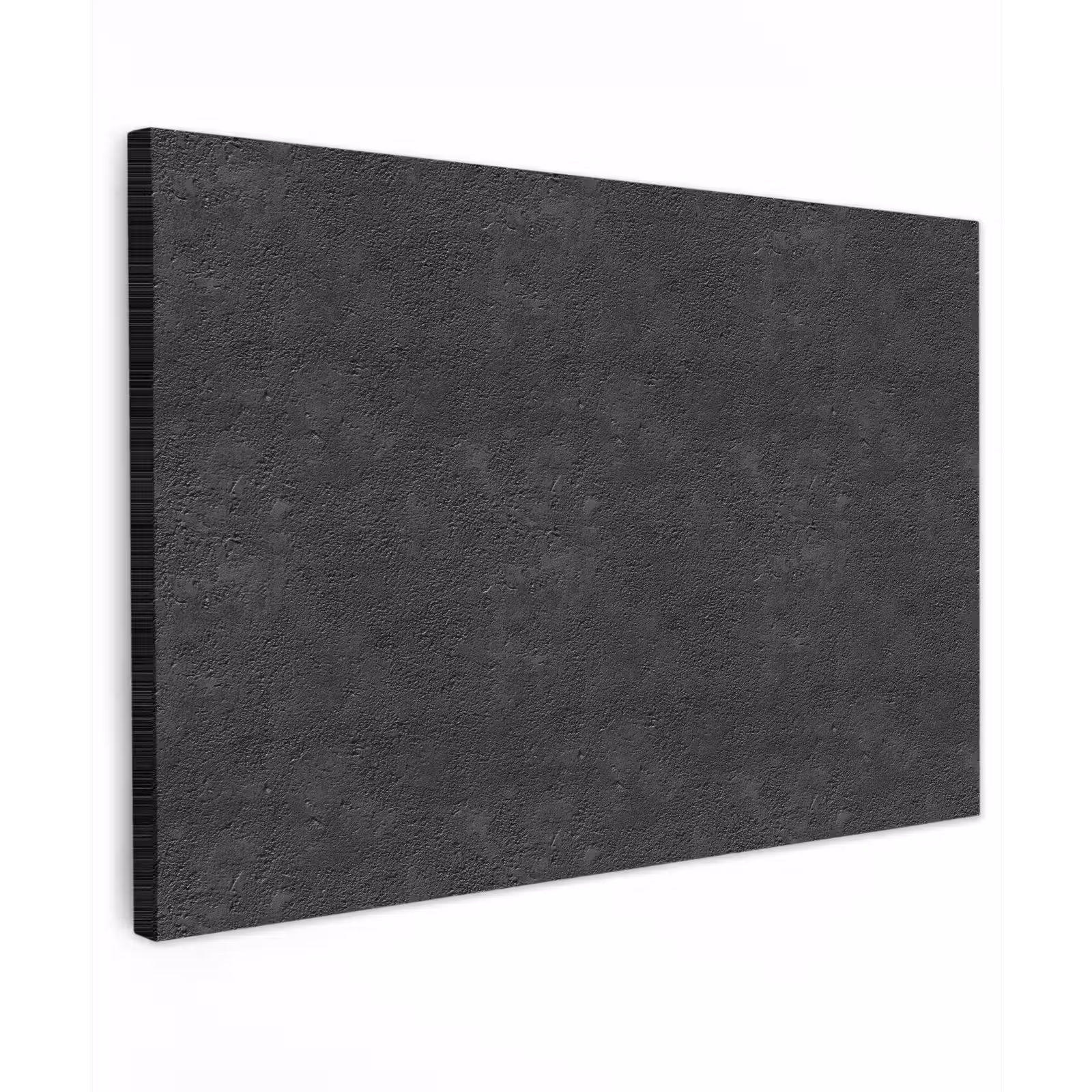 Canvas schilderij - Donkergrijs - Asfaltstructuur - Ruw — 1