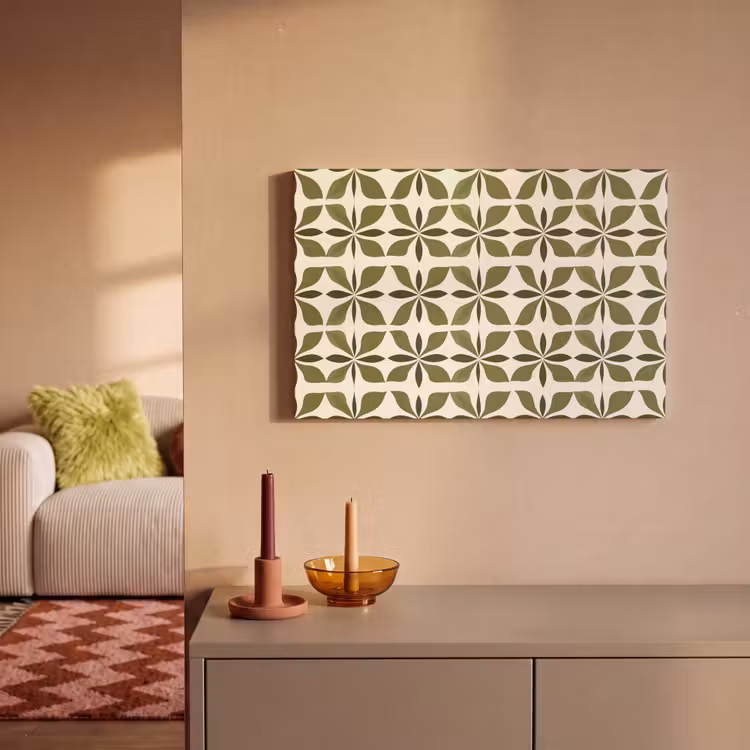 Canvas schilderij - Botanisch - Retro - Groen — 2