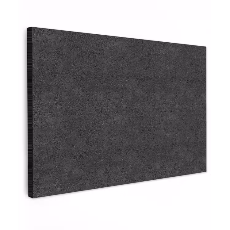 Canvas schilderij - Donkergrijs - Asfaltstructuur - Ruw — 1