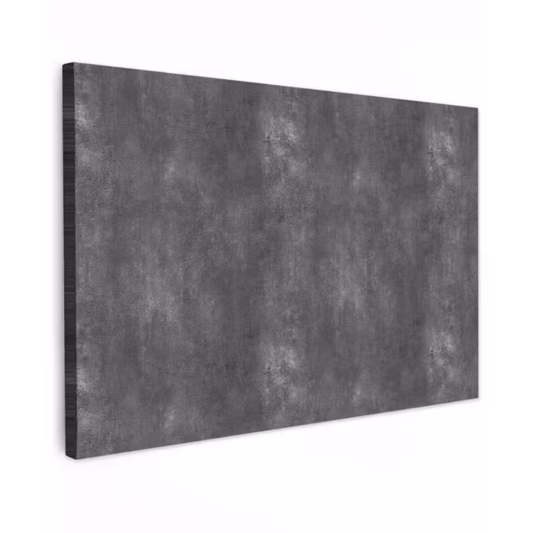 Canvas schilderij - Donkergrijs - Ruw - Beton — 1