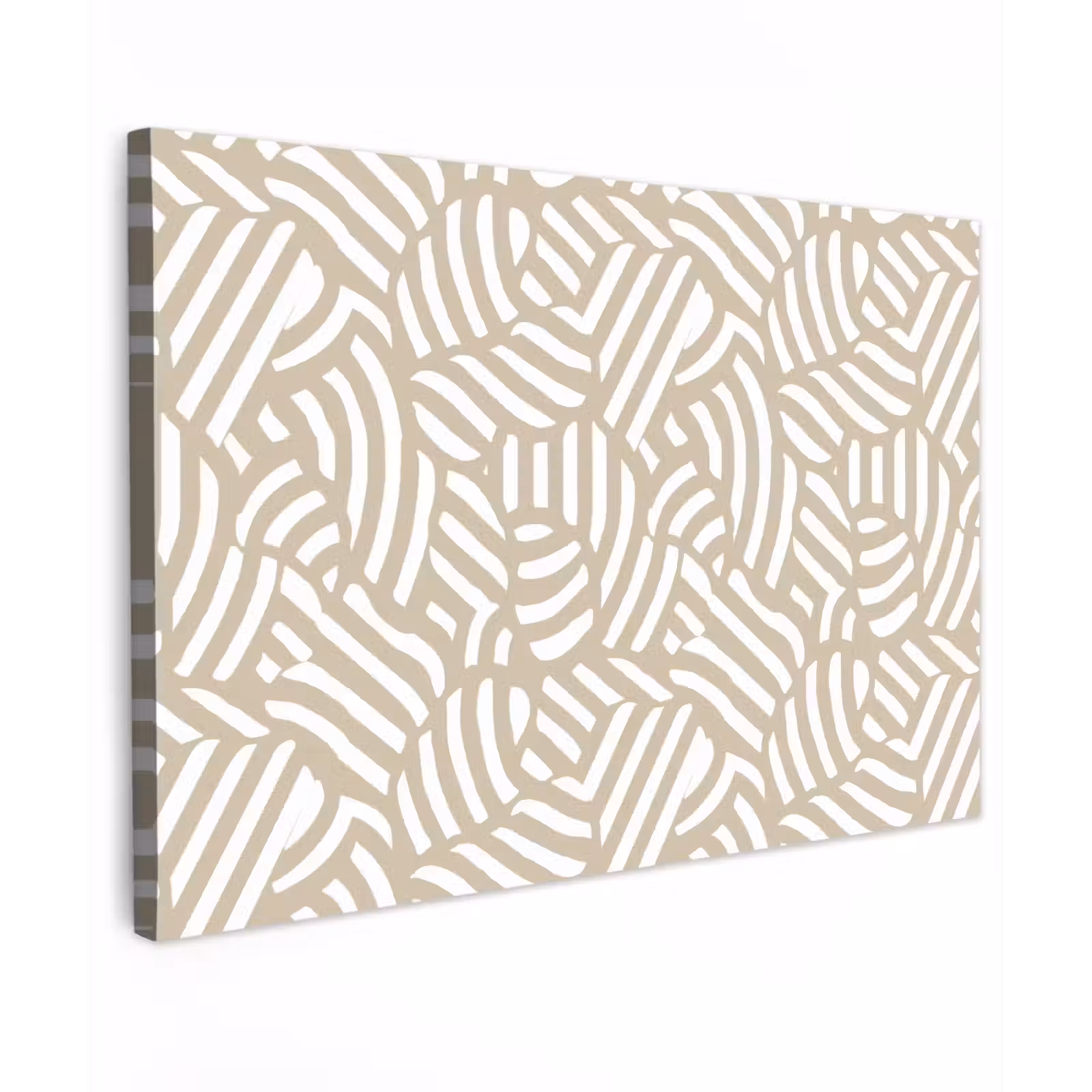 Canvas schilderij - Abstract - Modern - Beige — 1
