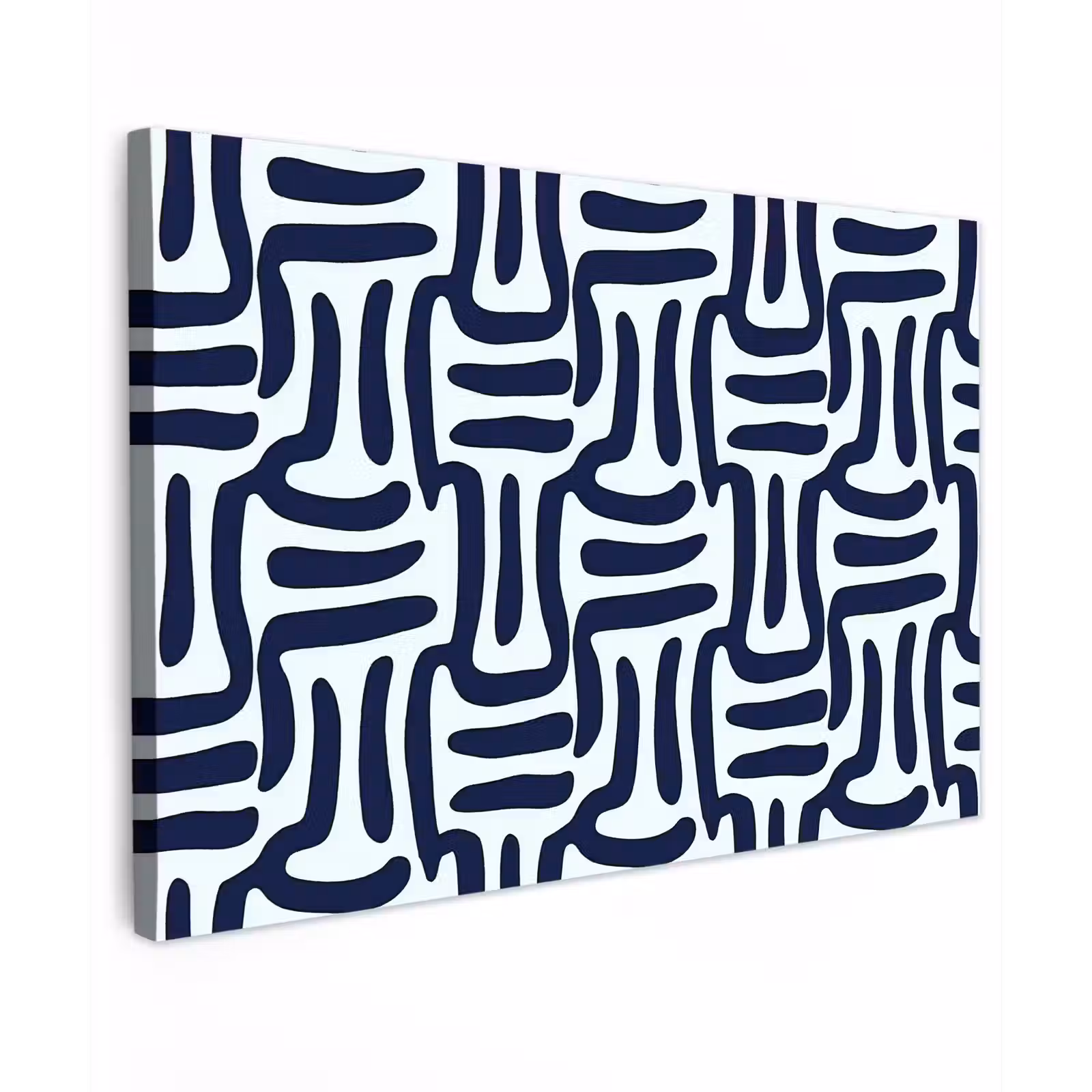 Canvas schilderij - Abstract - Modern - Blauw — 1