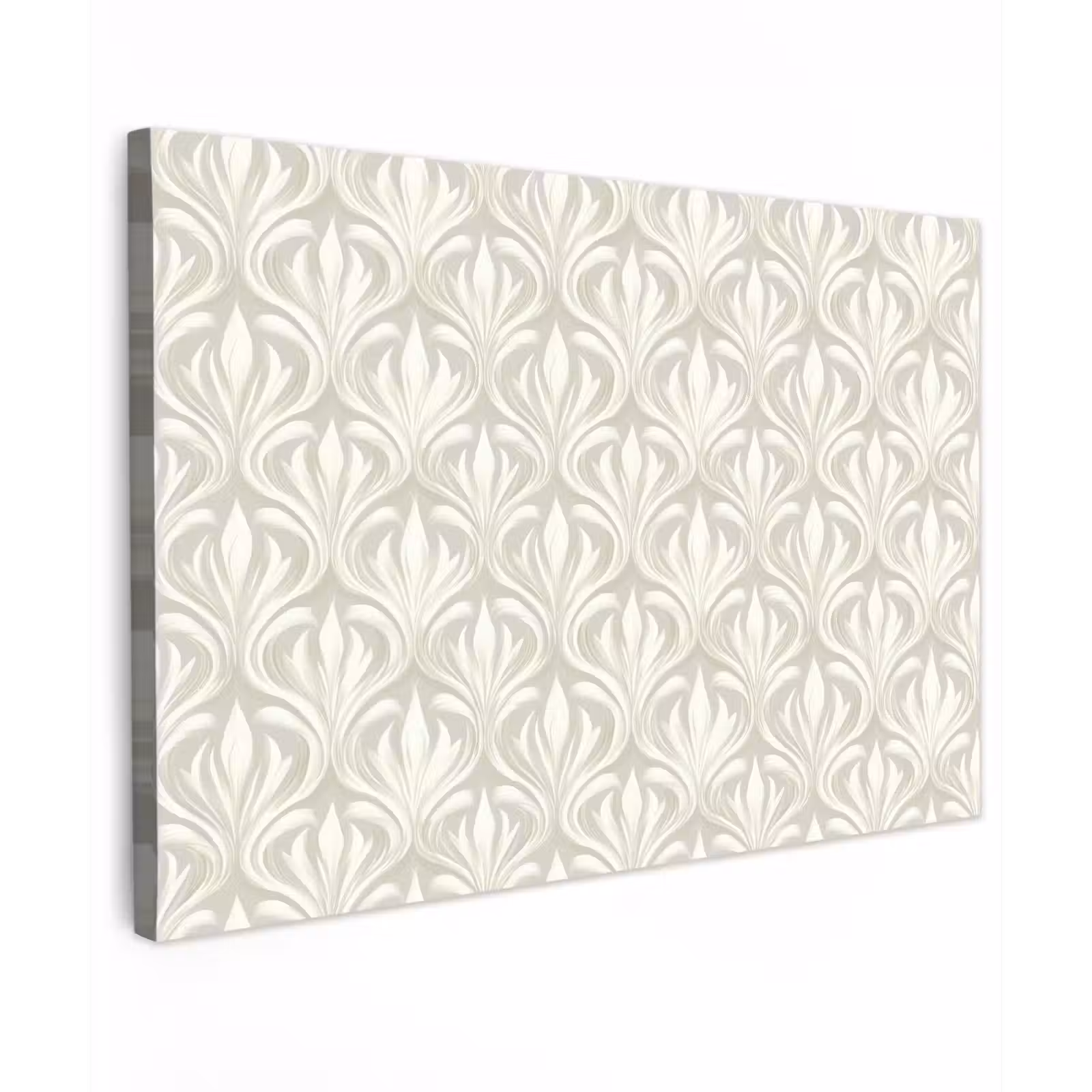 Canvas schilderij - Barok - Patroon - Beige — 1