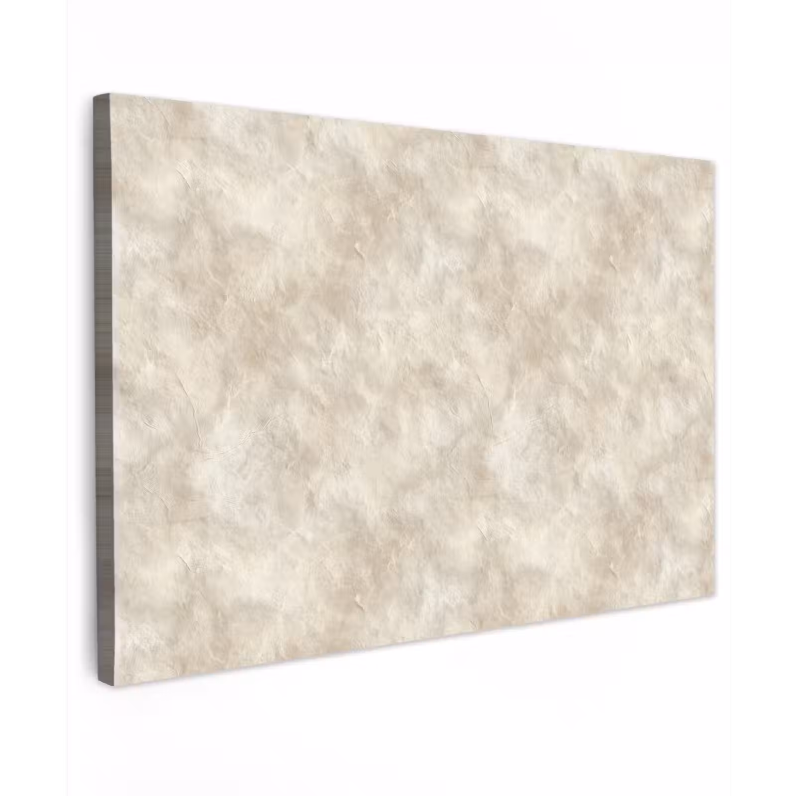 Canvas schilderij - Beige - Reliëfstructuur - Natuursteen — 1