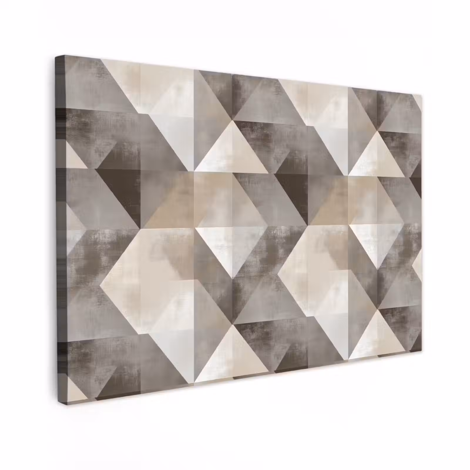 Canvas schilderij - Geometrisch - Motief - Aardetinten — 1