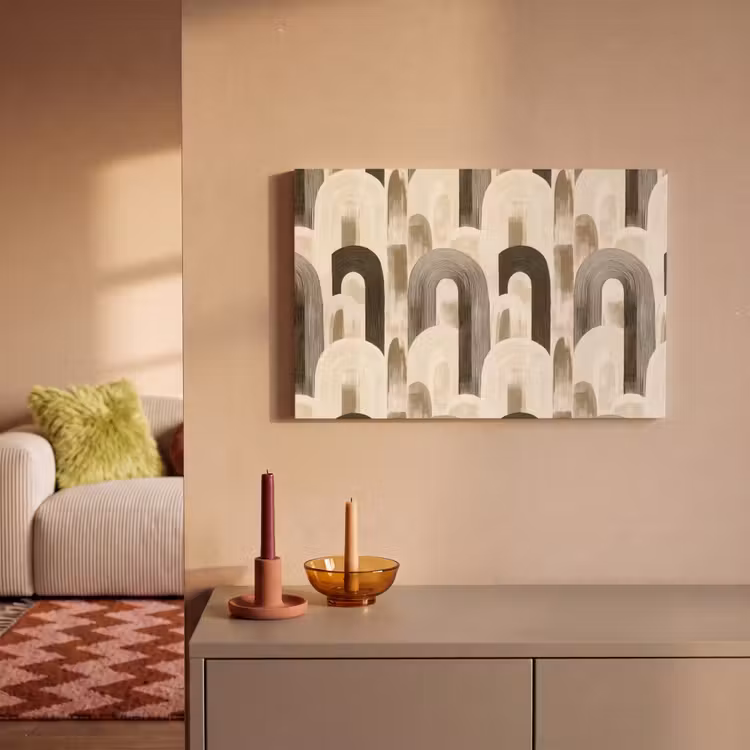 Canvas schilderij - Abstract - Patroon - Bogen — 2