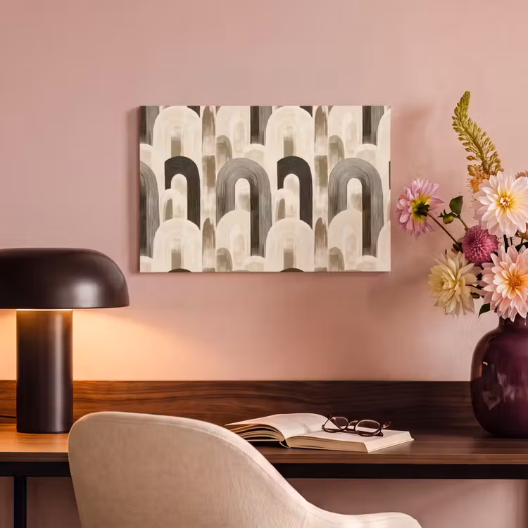 Canvas schilderij - Abstract - Patroon - Bogen — 4