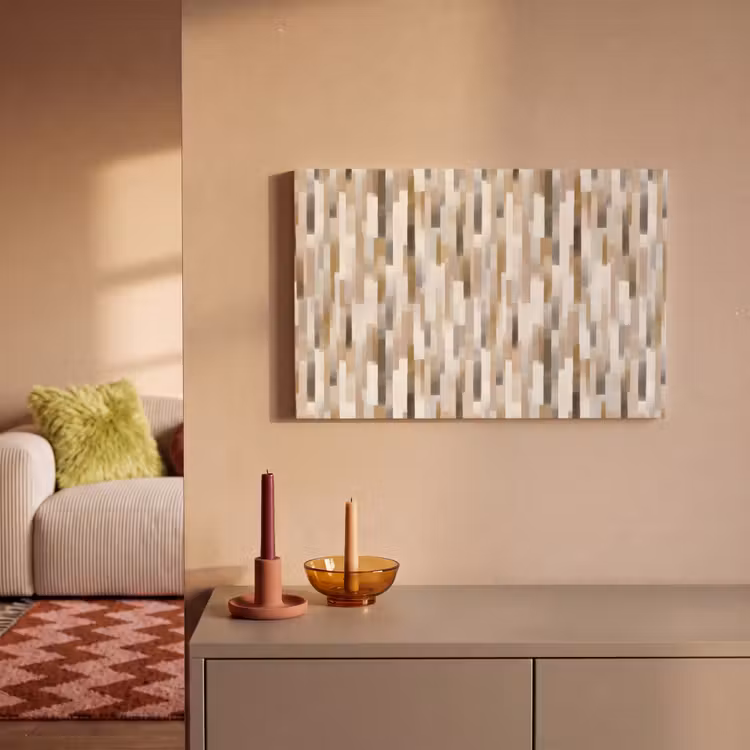 Canvas schilderij - Abstract - Patroon - Kwaststreken — 2