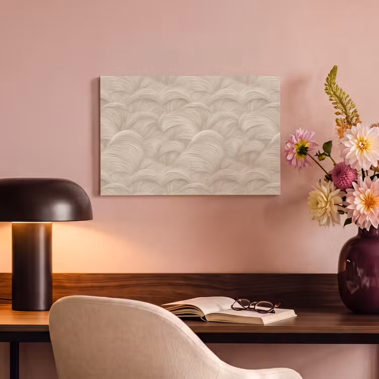 Canvas schilderij - Bogen - Patroon - Beige — 4