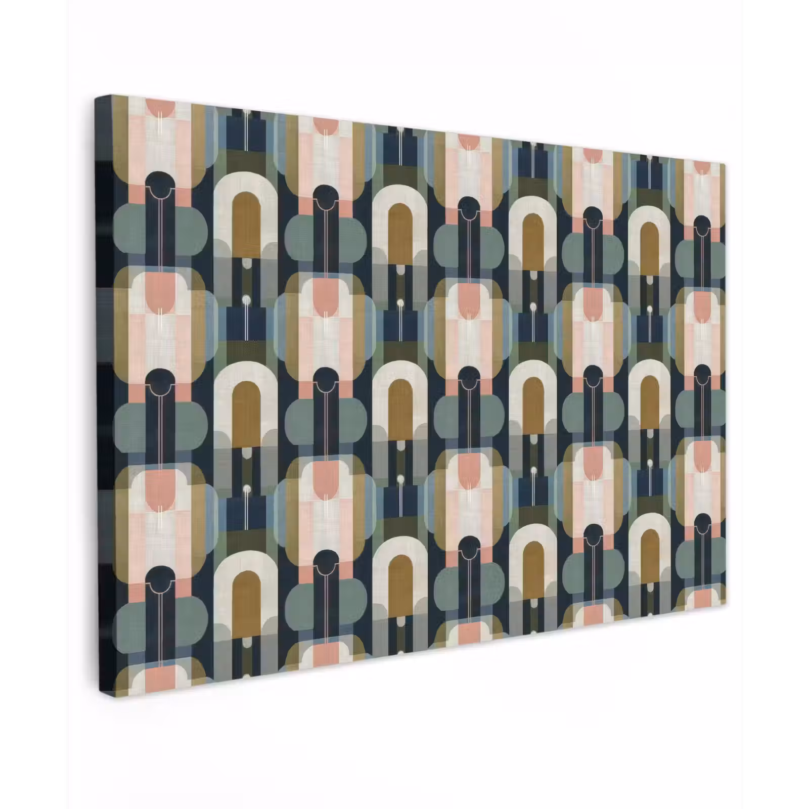 Canvas schilderij - Geografisch - Modern - Kleurrijk — 1