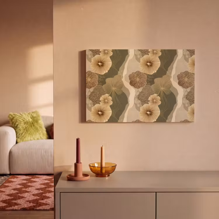 Canvas schilderij - Abstract - Modern - Groen — 2