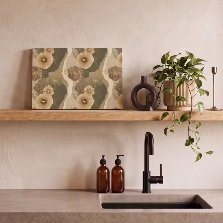 Canvas schilderij - Abstract - Modern - Groen — 3