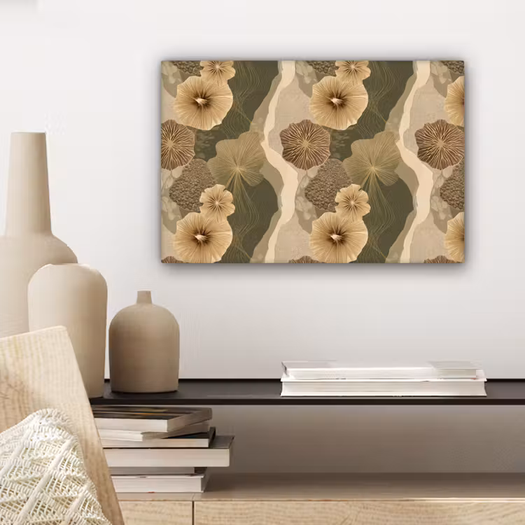 Canvas schilderij - Abstract - Modern - Groen — 5