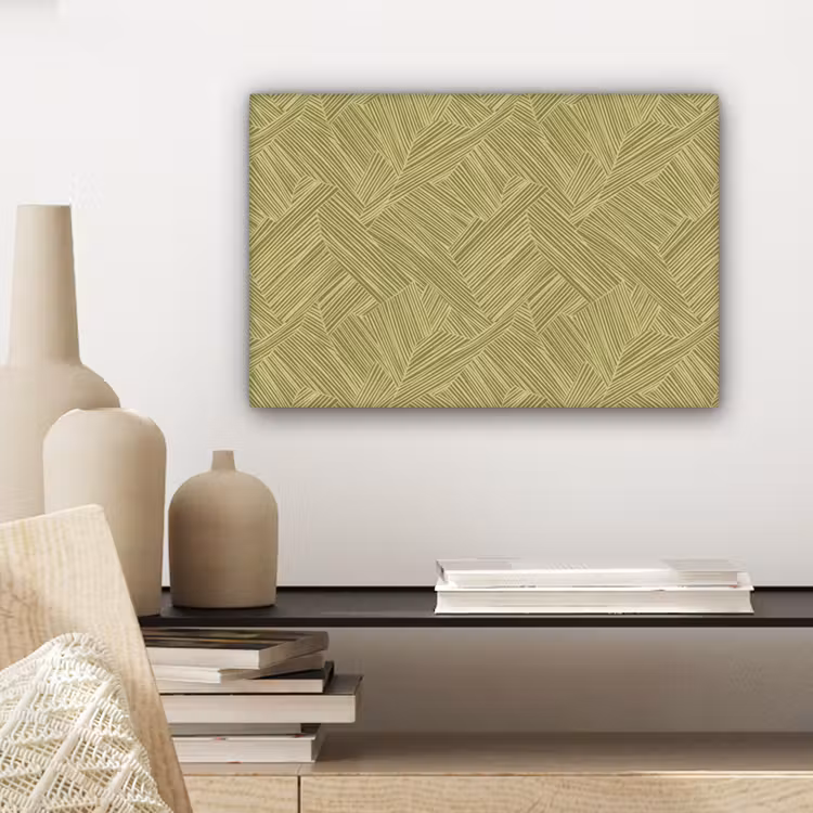 Canvas schilderij - Abstract - Modern - Groen — 5
