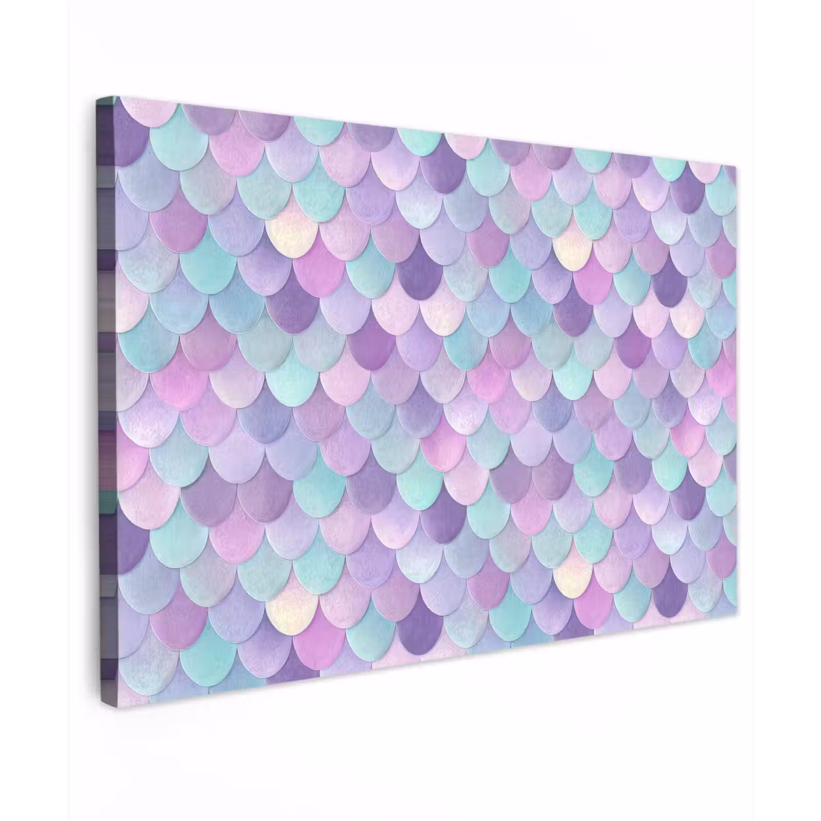 Canvas schilderij - Dromerig - Zeemeermin - Pastel — 1