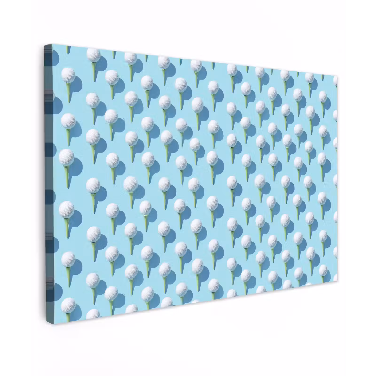 Canvas schilderij - Golf - Ballen - Blauw — 1