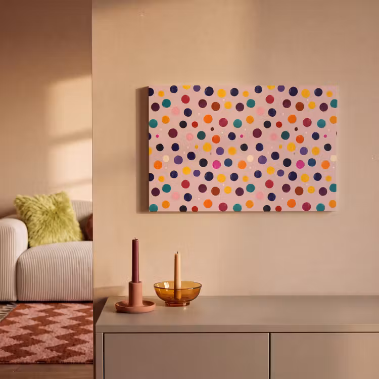 Canvas schilderij - Cirkels - Patroon - Kleurrijk — 2