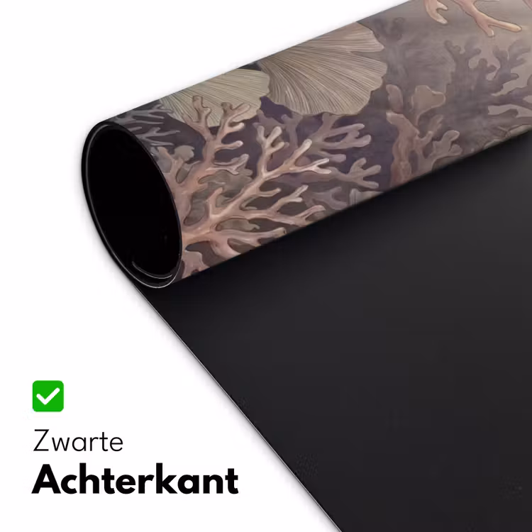 Bureau onderlegger - Plant - Bladeren - Zee - Illustratie - Groen — 5